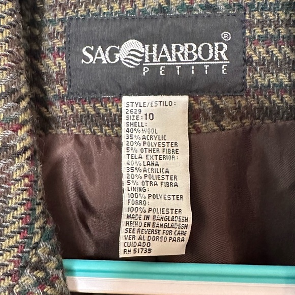 Vintage Sag Harbor Petite Wool Blend Blazer - Picture 8 of 8